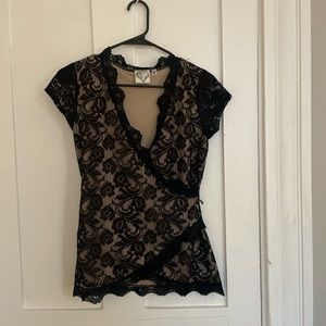 Black Lace Top